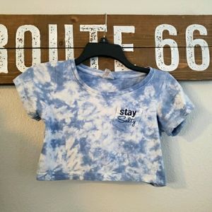 Stay Salty Crop Tee